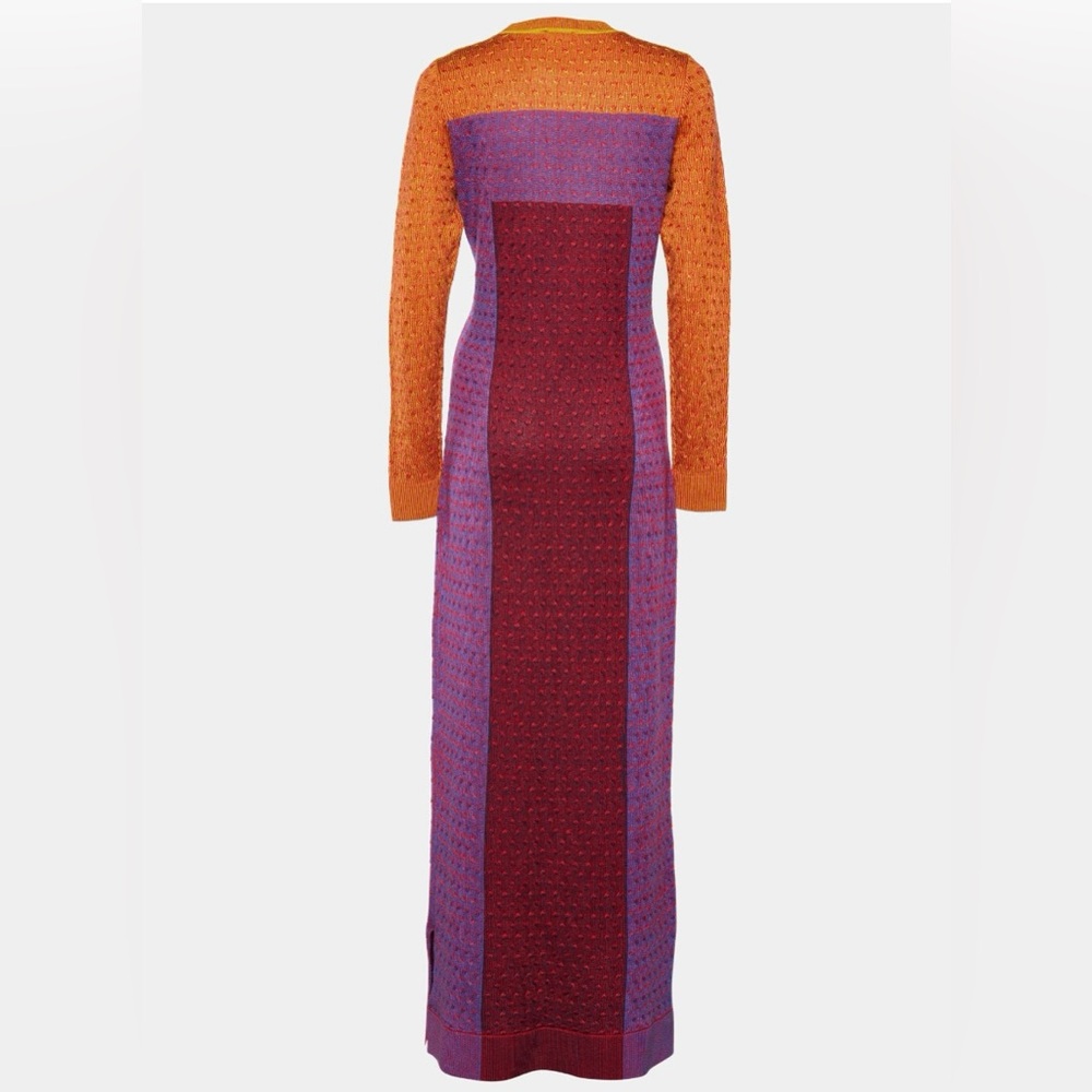 Kenzo - Multicolor Patterned Knit Wool Long Sleev… - image 2